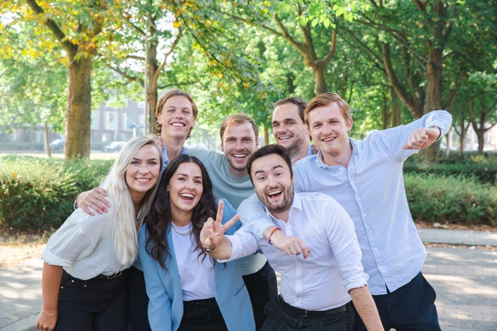 Online marketeers van GetForward in gesprek
