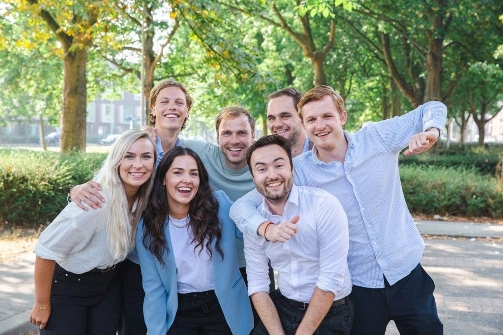 Online marketeers van GetForward in gesprek